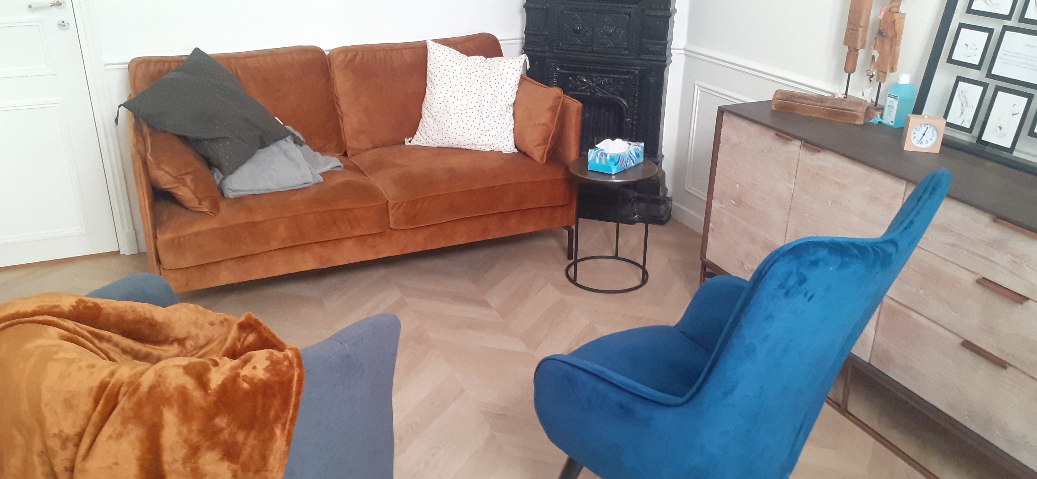 Vue d'ensemble du bureau lumineux